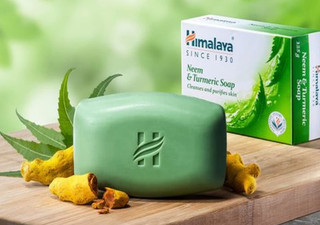صابون صورت و بدن آلوئورا هیمالیا مدلNeem&Turmeric